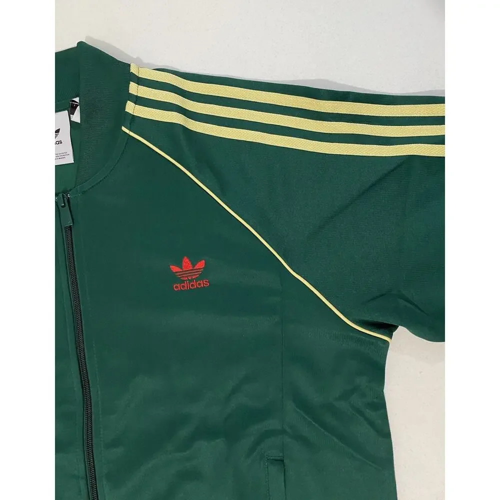 Adidas Originals Superstar Tracksuit Collegiate Green Powder Yellow Size 2XL